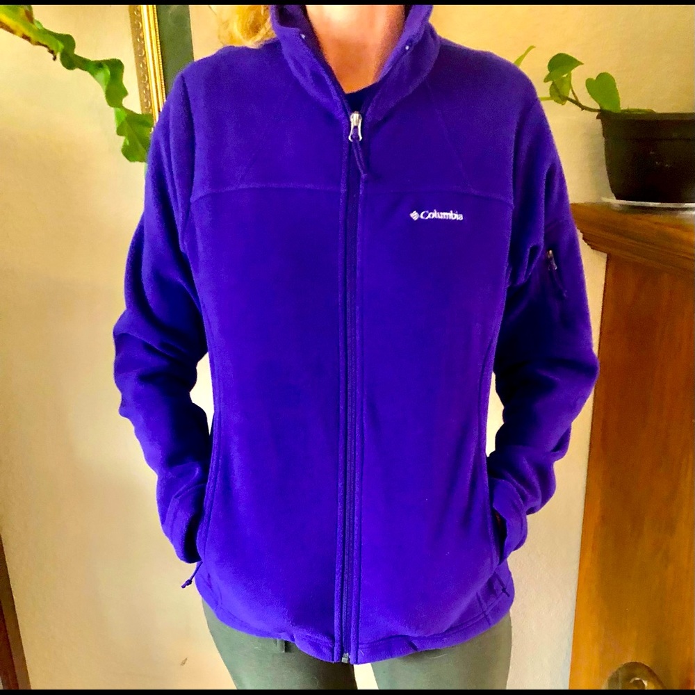 Columbia full zip fleece jacket